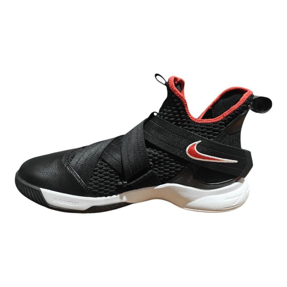 NIKE LeBron Soldier 12 'Bred' Basketball Shoes Size 13 - Picture 8 of 10